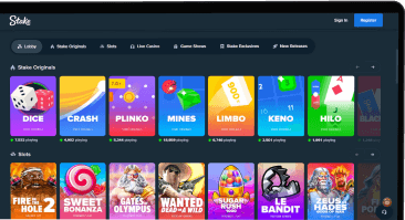 Stake Casino zrzut ekranu
